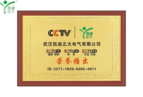 凱迪正大登上CCTV央視廣告，全力打造品牌新高度